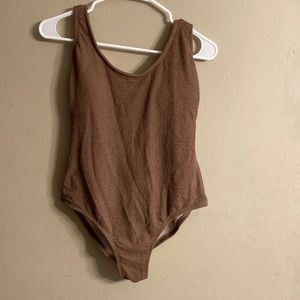Kona Sol Brown One Piece Bathing Suit